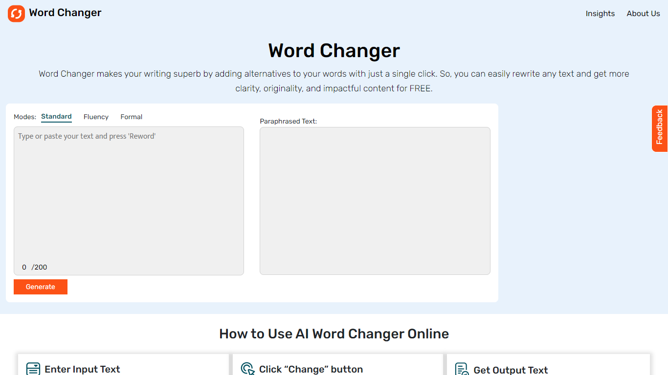 AI Word Changer