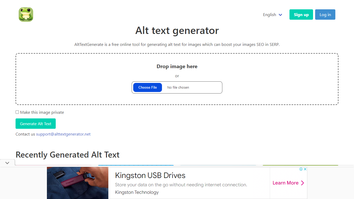 Alt text generator