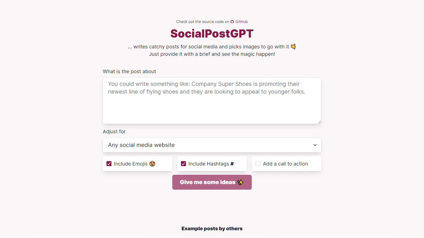 SocialPostGPT