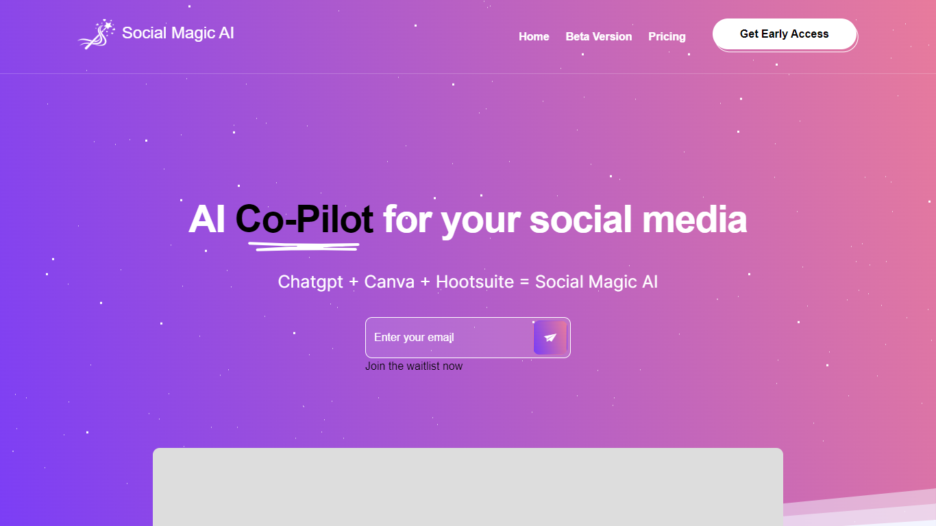 Social Magic AI