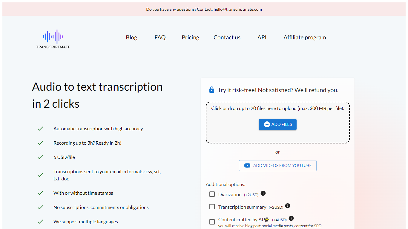 Transcriptmate 