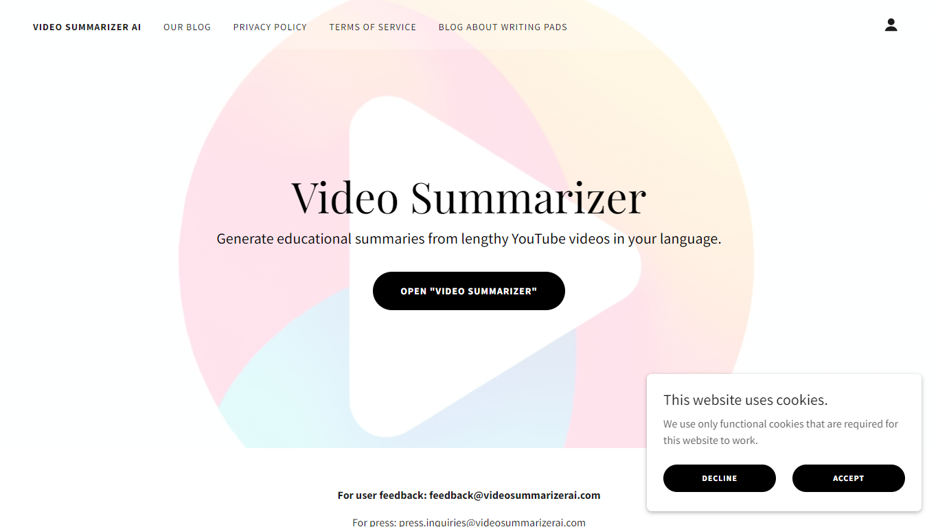 Video Summarizer AI - AI Video Summarizer}