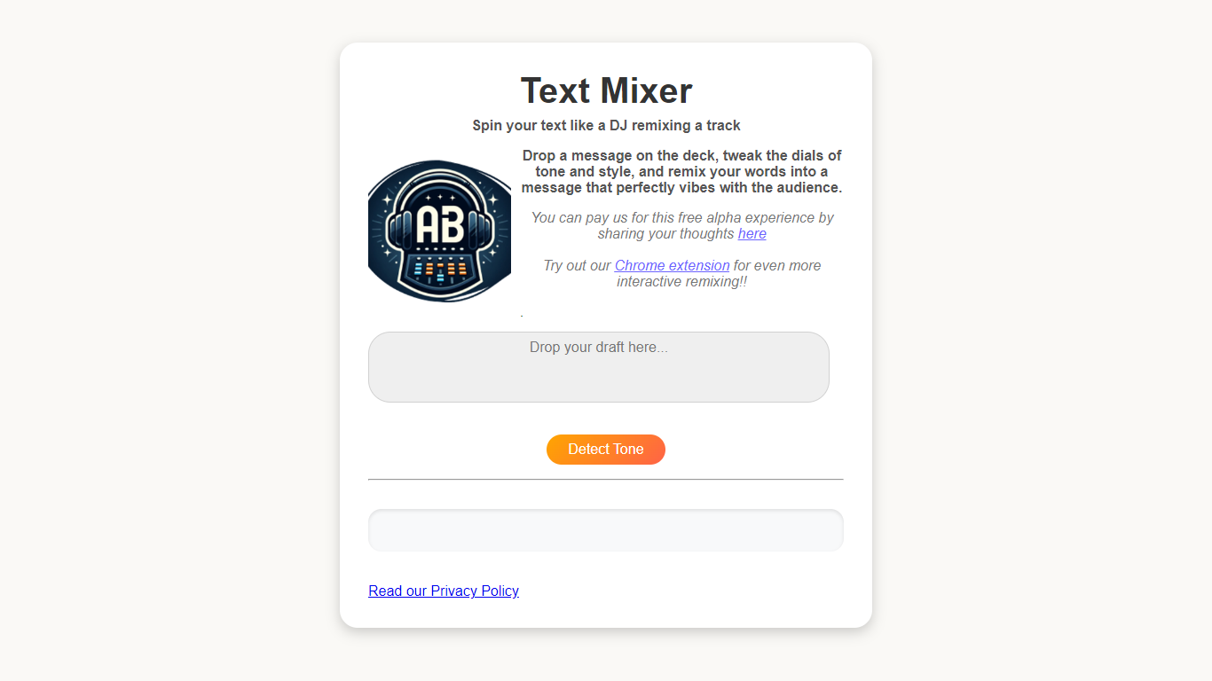Text-Mixer