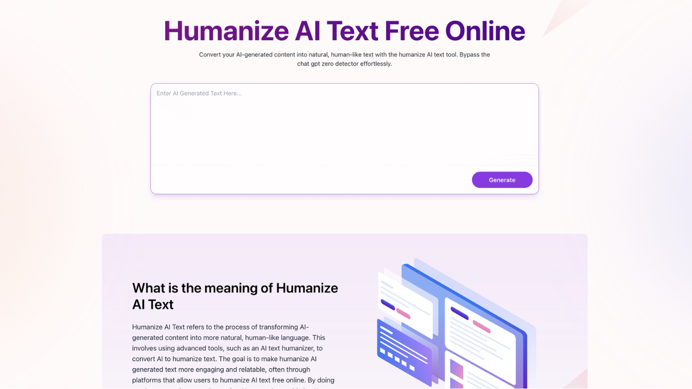 Humanize AI Text Free Online