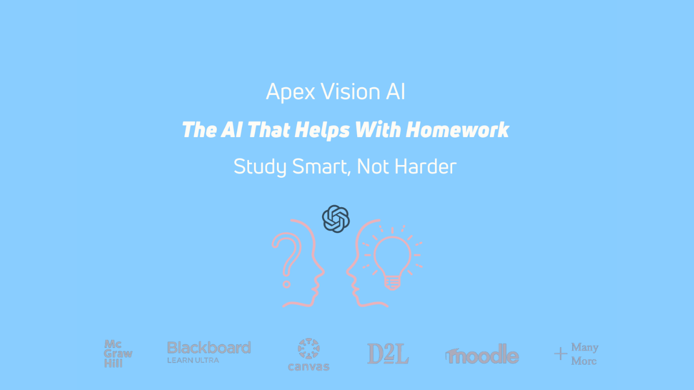 AI Homework Helper - Apex Vision AI - Homeworkify alternative}