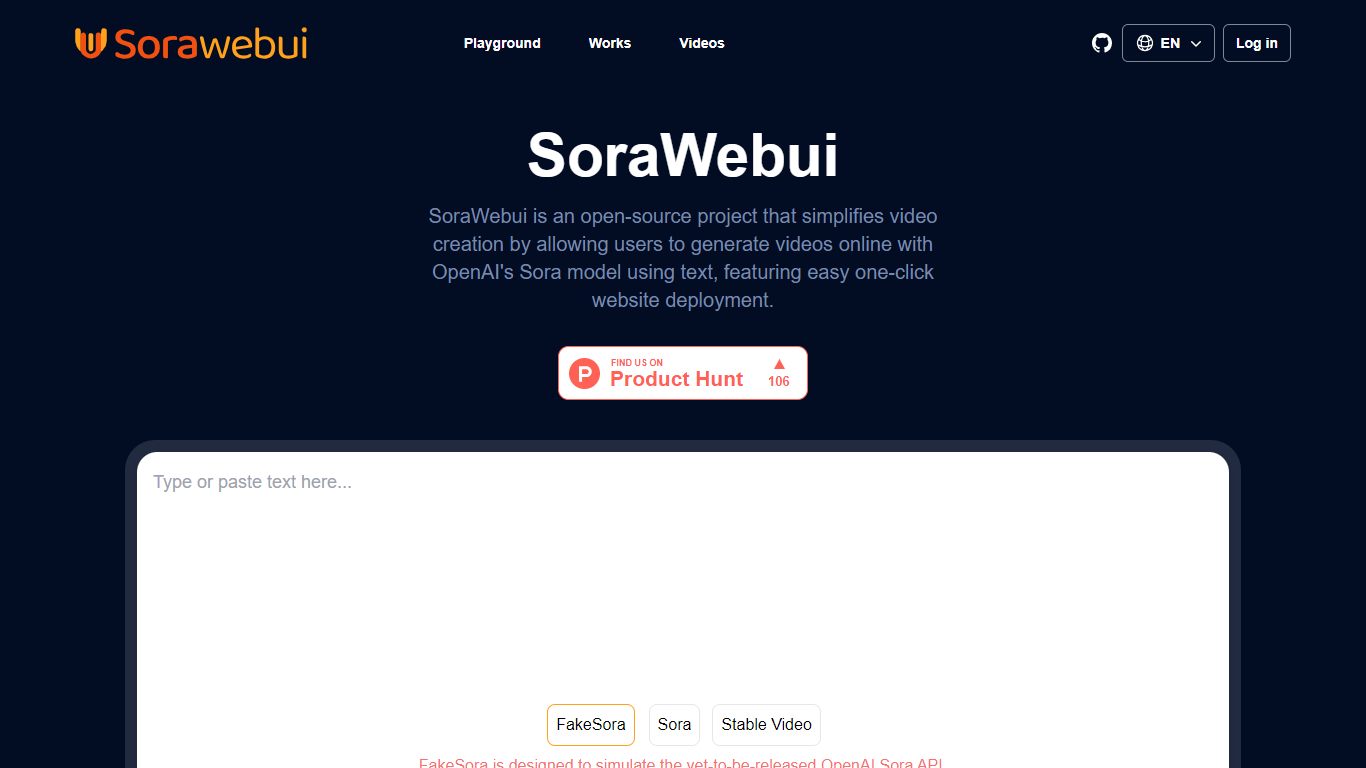 SoraWebui