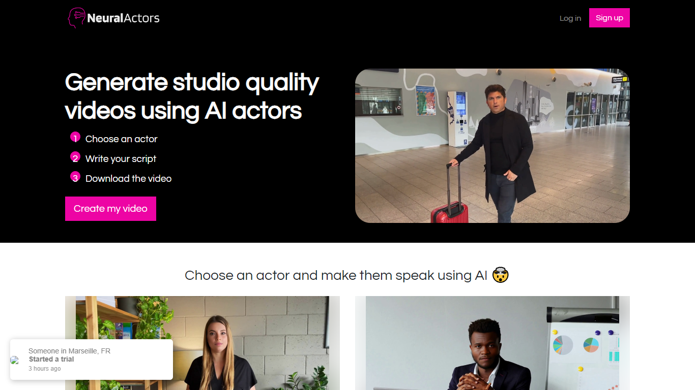 Neural Actors