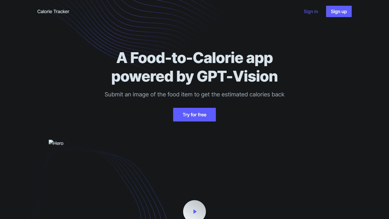 Calorie Tracker