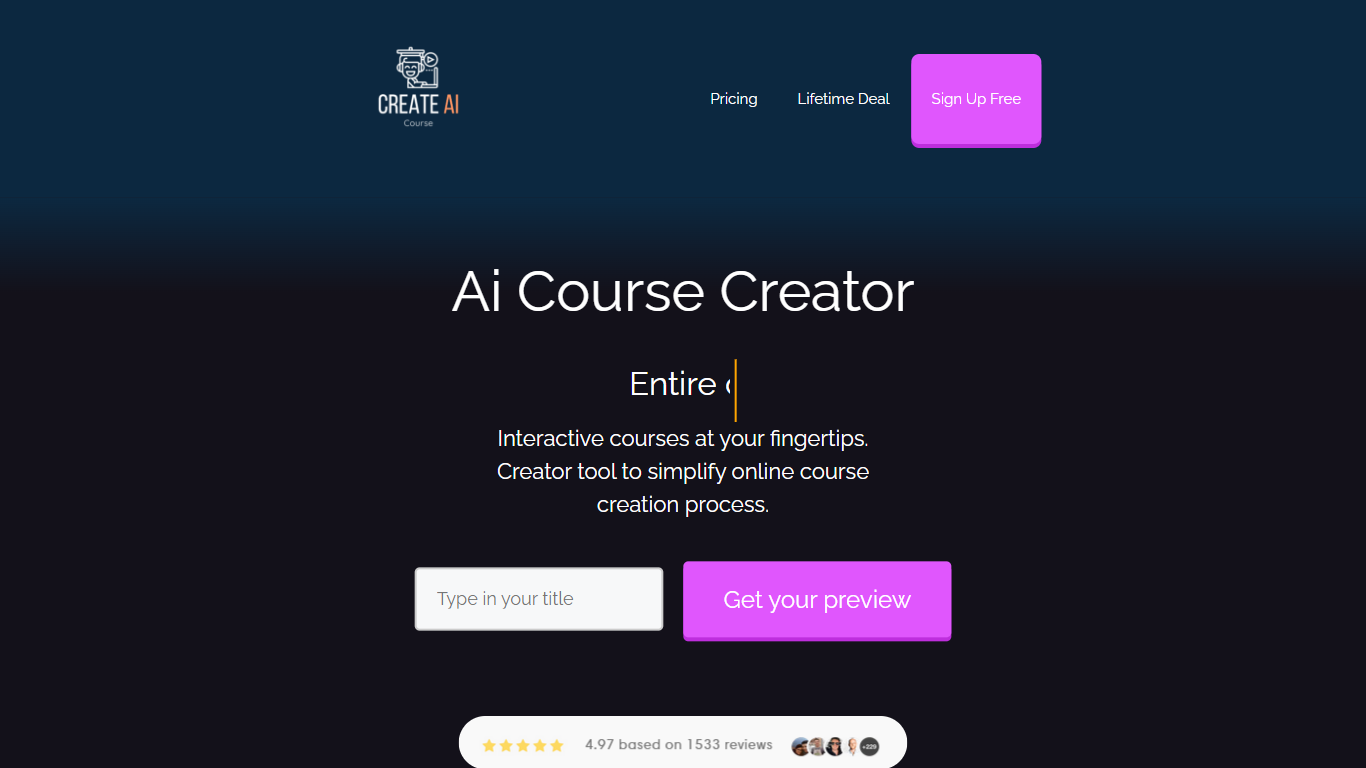 ai Course Creator