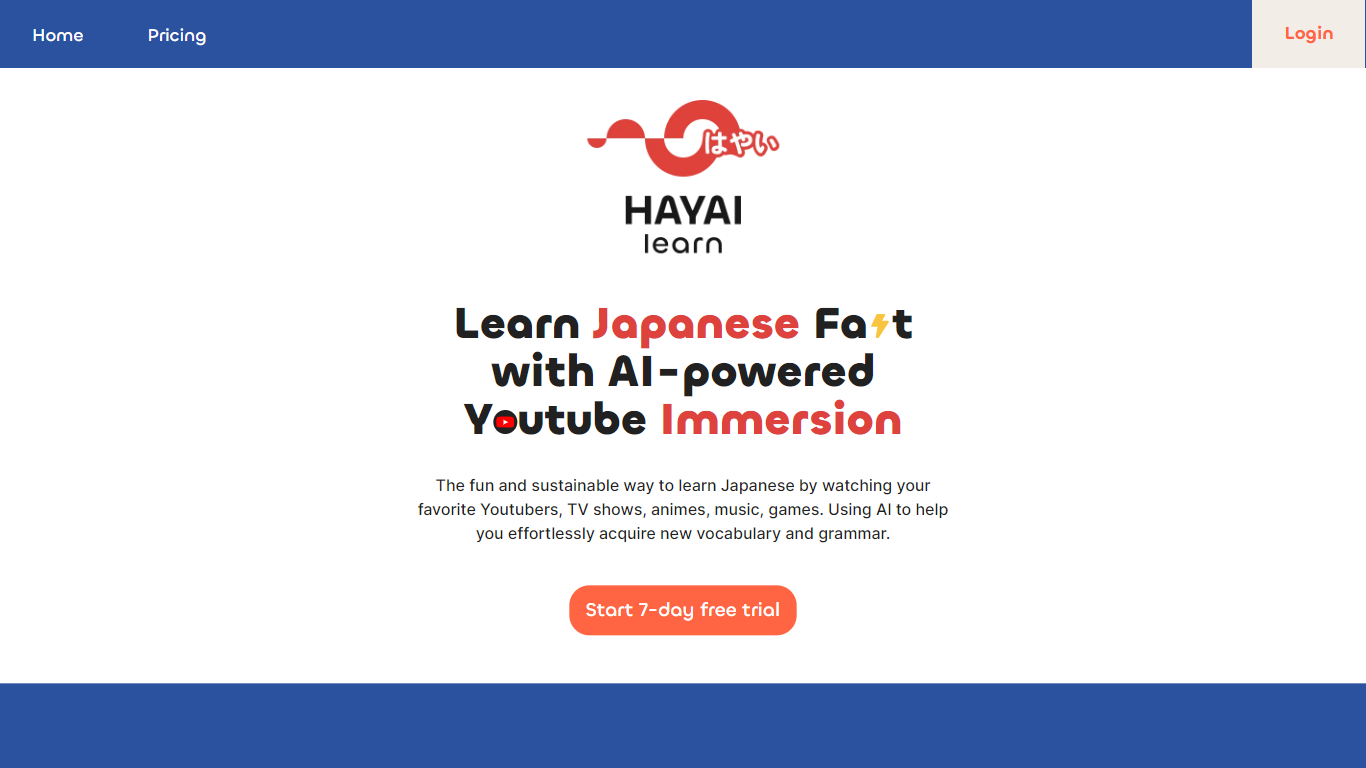 Hayai Learn