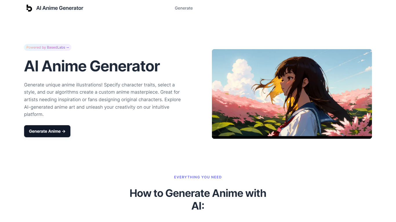 AI Anime Generator