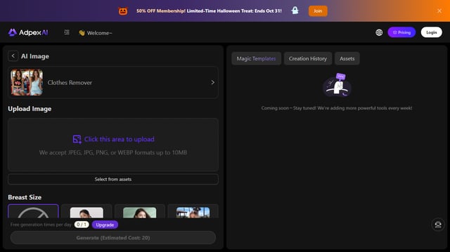 AdpexAI AI Clothes Remover vs Clothoff AI Comparison of AI tools