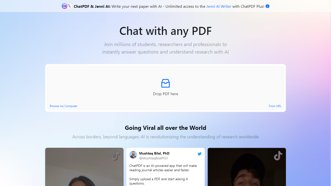 ChatPDF Pricing, Reviews, Alternatives - AI PDF