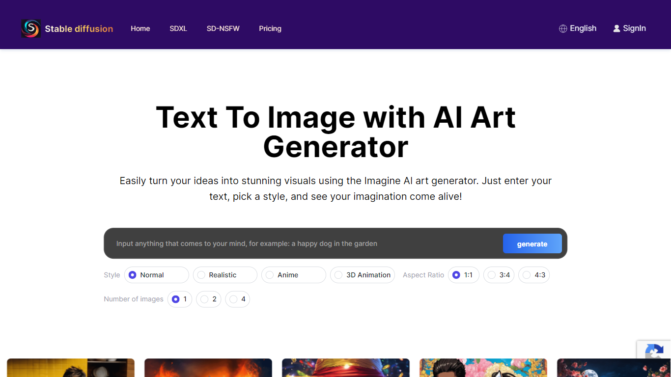 Stable Diffusion AI Generator Online Pricing, Reviews, Alternatives