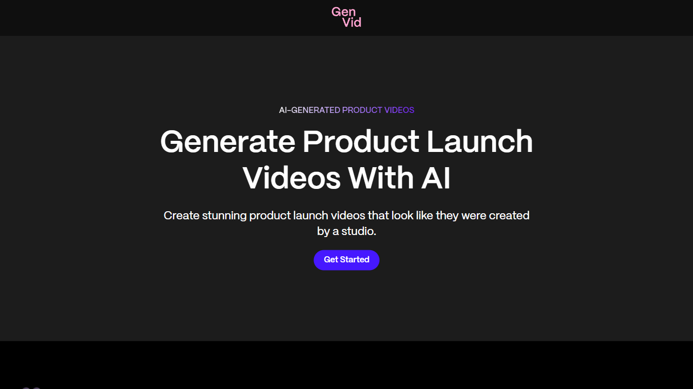 GenVid Pricing, Reviews, Alternatives - AI Video Editing