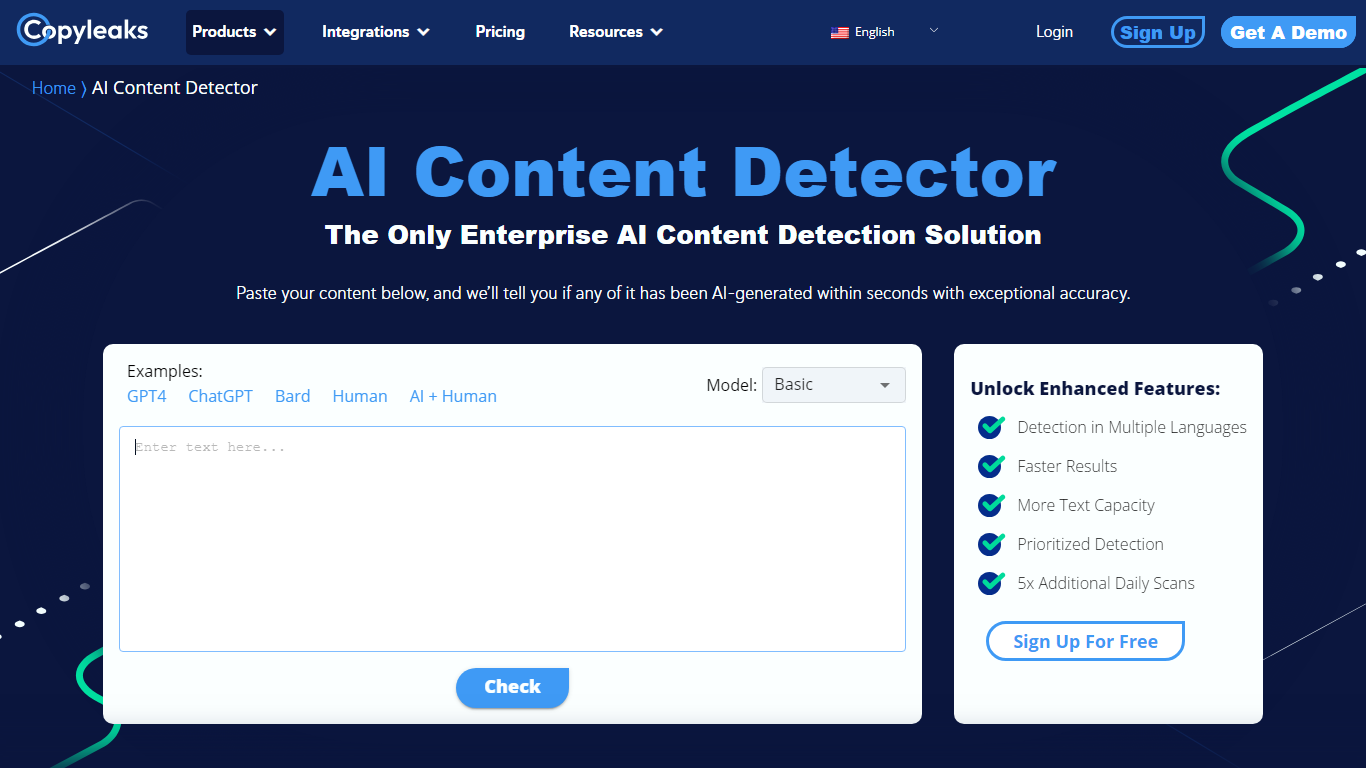 AI Content Detector - Copyleaks