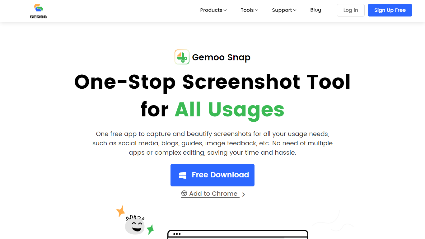 Free Screenshot Editor Online - Gemoo