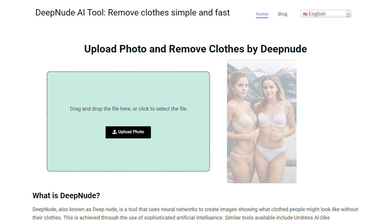 Deepnude AI Tool Pricing, Reviews, Alternatives - AI Nudity